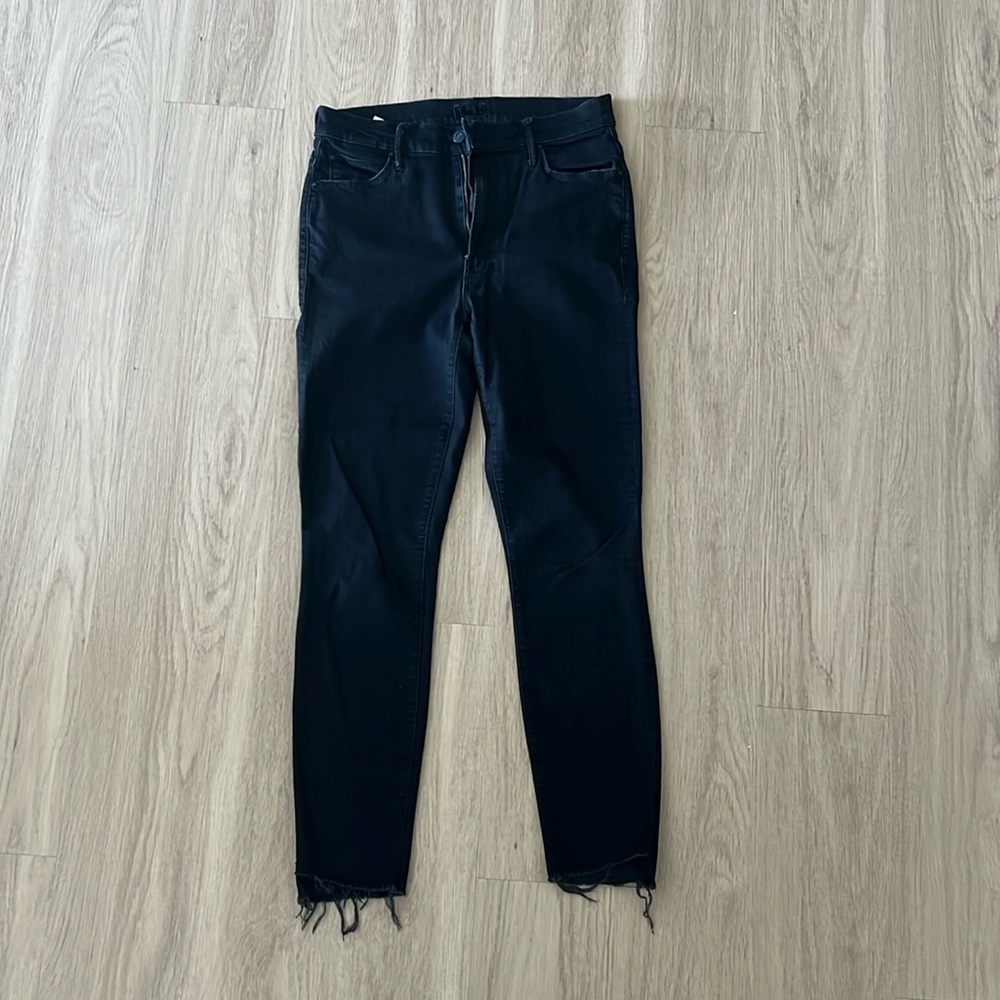 Mother The Looker black skinny jeans